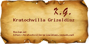 Kratochvilla Grizeldisz névjegykártya